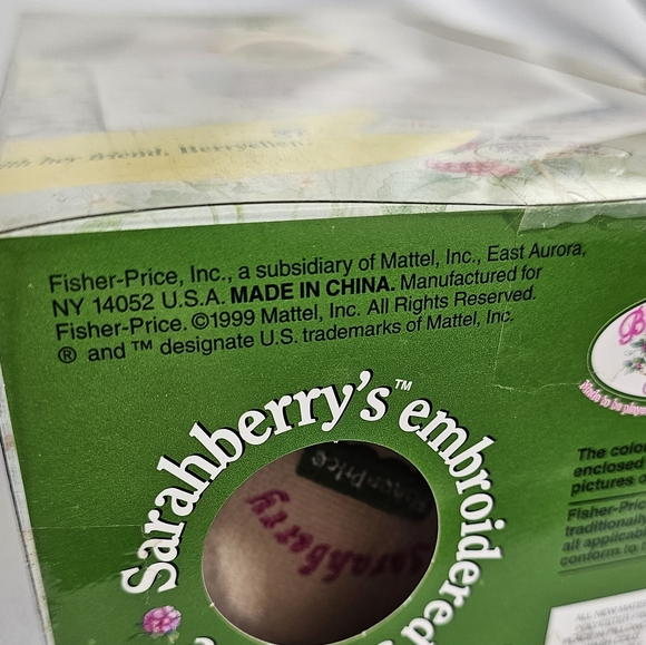 Vtg 1999 Fisher-Price Briarberry SARAHBERRY Bear - Picture 12 of 13